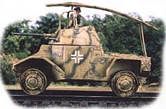 Panhard AMD 178 French armoured car (rail version)