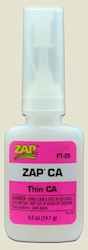 Cyano glue fluide Zap A Gap