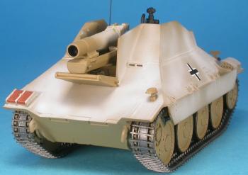 miniature 15 cm sIG.33/2 Jagdpanzer Hetzer 1/48