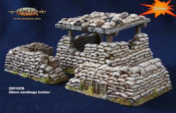 Bunker-sandbags-wargame-1/48-Tactic