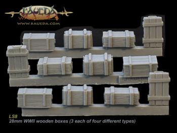 wooden-box-WWII-wargame-1/48-Tactic