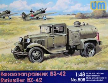 Plastic model kit Soviet fuel truck BZ-42