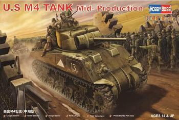 Model-kit-tank-Sherman-M4-mid-production-84802-kit
