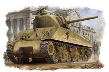 Model-kit-tank-Sherman-M4A3-Hobby-Boss-84803