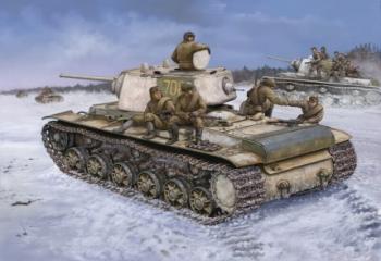 Kit-tank-KV-1-Model-1942-Hobby-Boss-84813-scale-model