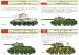 Decals T-34 SU-85 SU-100 SU-122 tanks 1/48