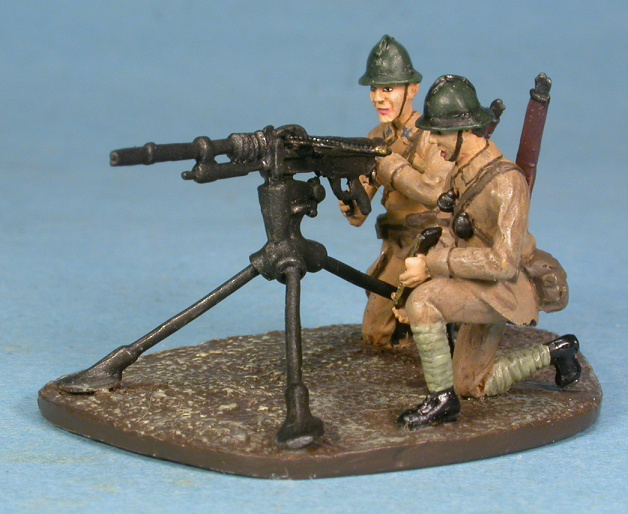 Figurines metal servants Hotchkiss 8 mm France 1940