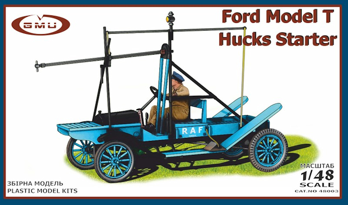 Maquette Ford modèle T hucks démarreur GMU Models 1/48