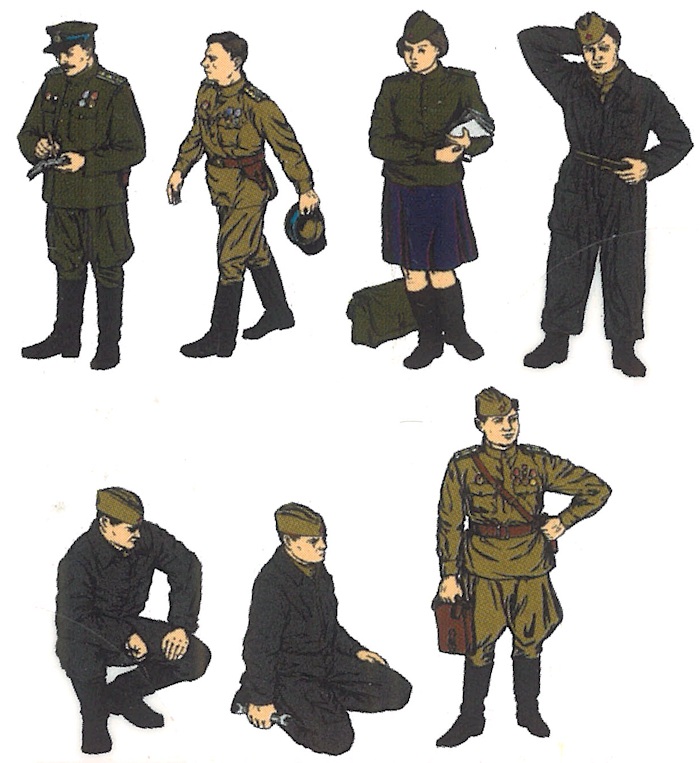 ICM Icm 2nd Guerre Mondiale Infanterie Soviétique Sur March Figurines 1/35 002 