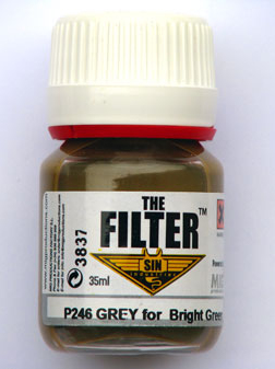 Grey filter for bright green model 35ml MIG Production