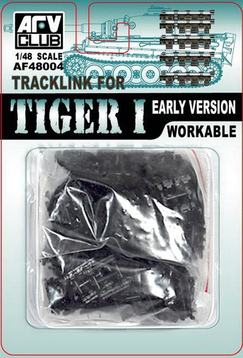 Tracklink for Tiger I Early Version AFV Club