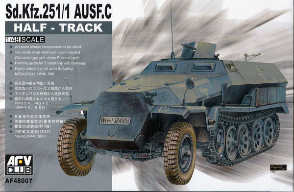 Model kit Hanomag Sd.Kfz.251/1 Ausf.C AFV Club