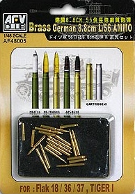 8,8 cm L/56 brass shells and projectiles