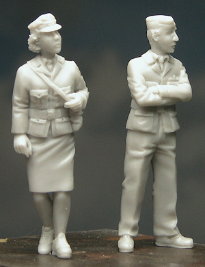 Set RAF personnel figures 1:48 kit