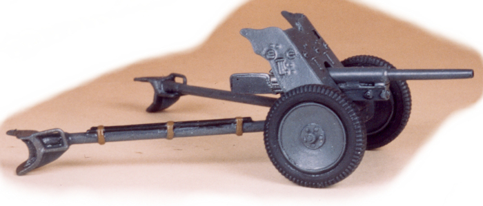 POPY Model kit 1/144 WWII German 37mm pak35/36 L/45 anti-tank gun 