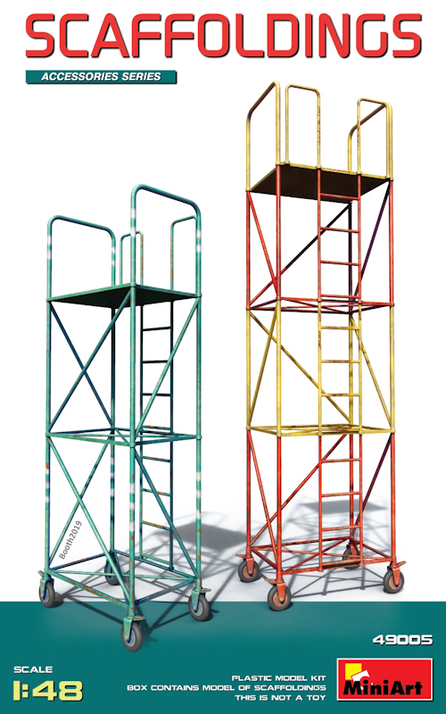 scaffoldings MiniArt 1:48