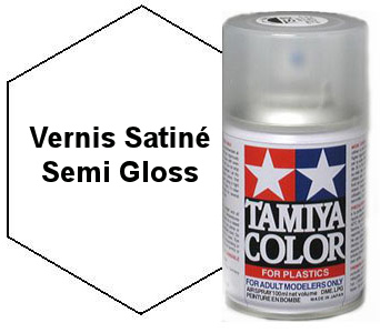 Semi-gloss clear spray Tamiya 100 ml