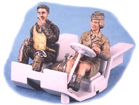 Figurines pilote chasse et WAAF 1/48