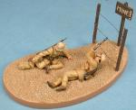 Figurines-metal-peintes-Infanterie-DAK-El-Alamein-1942