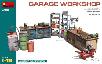 kit-plastique-atelier-garage-MiniArt-1/48