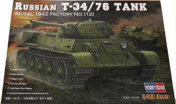 Maquette-char-T-34-76-Mod-1942-Hobby-Boss-84806