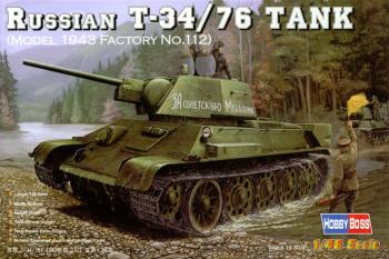 Maquette-militaire-char-T-34-76-Mod-1943-Hobby-Boss-84808