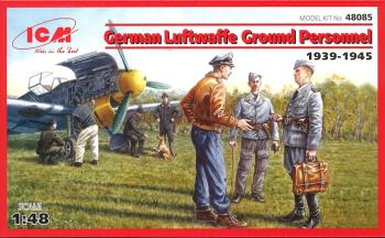 Figurines 1/48 Luftwaffe Pilotes et personnels 1939-45