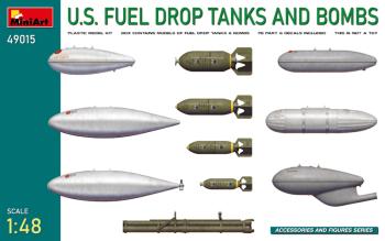 Réservoirs-bombes-largages-carburant-US-MiniArt-1/48