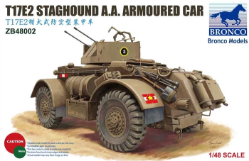 Maquette-automitrailleuse-T17E2-Staghound-bronco-models