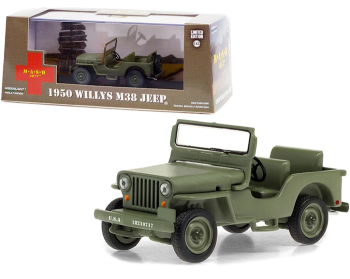 Miniature Jeep Willys M38 MASH Greenlight 1/43