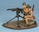Metal figurines French HMG Hotchkiss crew France 1940