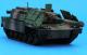 Model Leclerc tank on board 1:87 HO built and paint