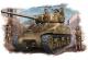 Maquette char Sherman M4A1 (76) W