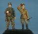 German Officer + radiomen Normandie 1944
