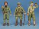 Figurines officer, tank crew and mechanic Japanese 1/48