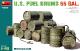 American fuel drums 55 gallons MiniArt 1/48