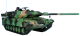 Miniature high-end Leopard 2A6 main battle tank Krauss-Maffei