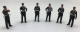 Figurines 6 agents d'intervention Gendarme / Police 1/43